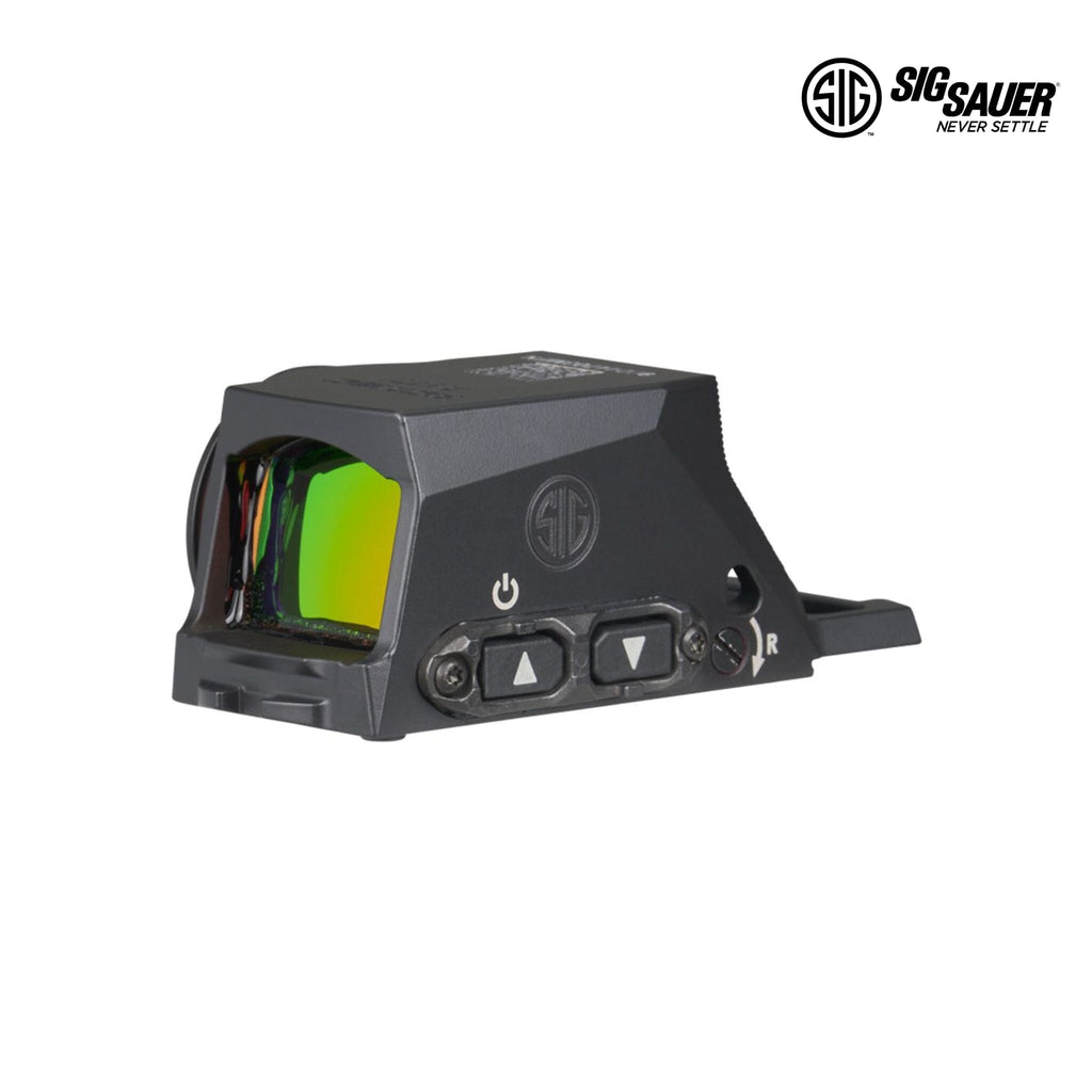 SIG Sauer ROMEO-M17 Enclosed Red Dot Sight 1x24mm 2 MOA / 32 MOA Red Circle Dot Reticle, Black – SORM1710 Pistol Dot Sight SIG Sauer 
