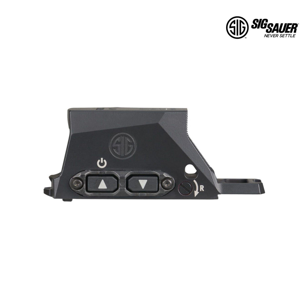 SIG Sauer ROMEO-M17 2 MOA circle dot sight in matte black for the P320-M17 pistol slide