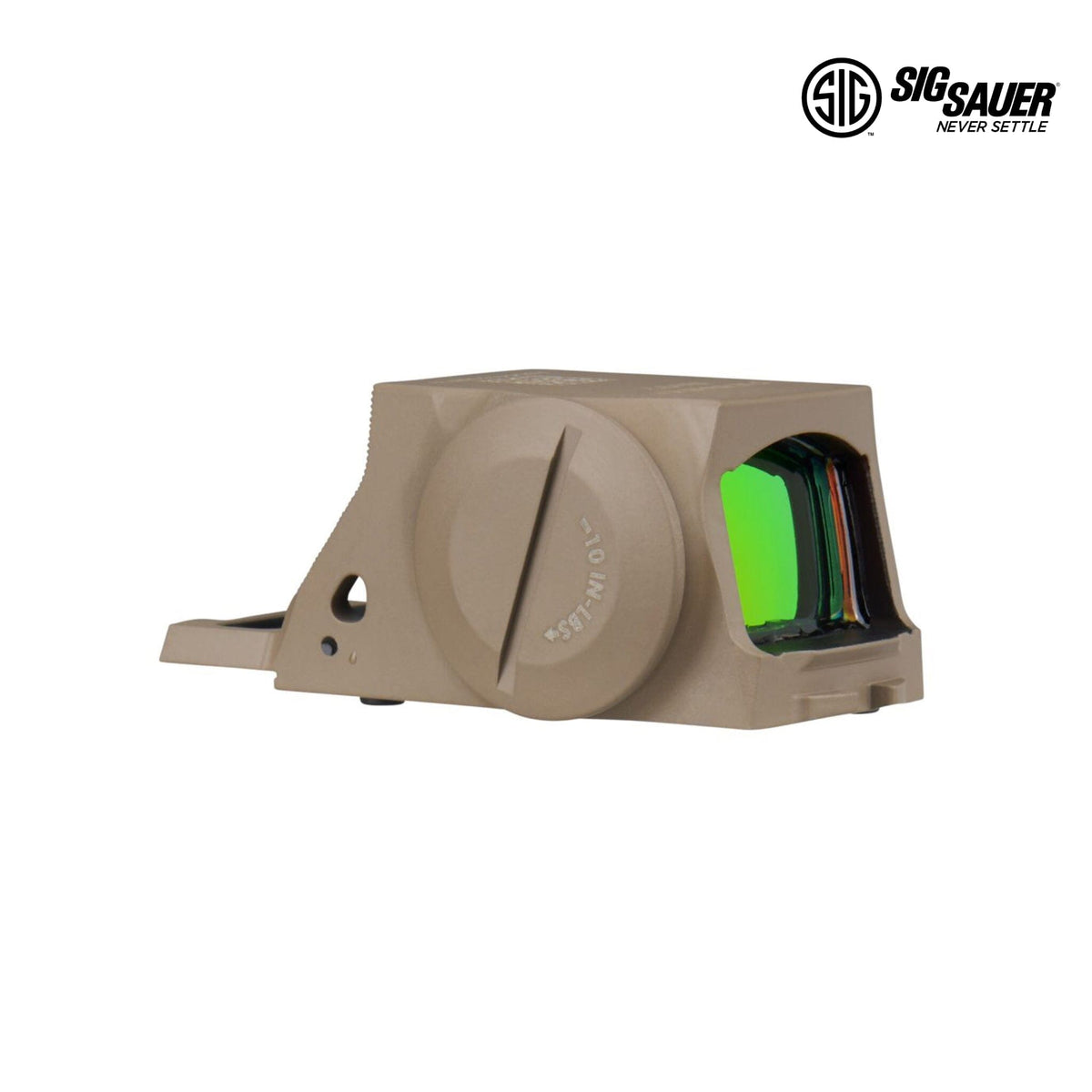 SIG Sauer ROMEO-M17 Coyote Tan enclosed sight with 1x24mm viewing window and 2 MOA dot