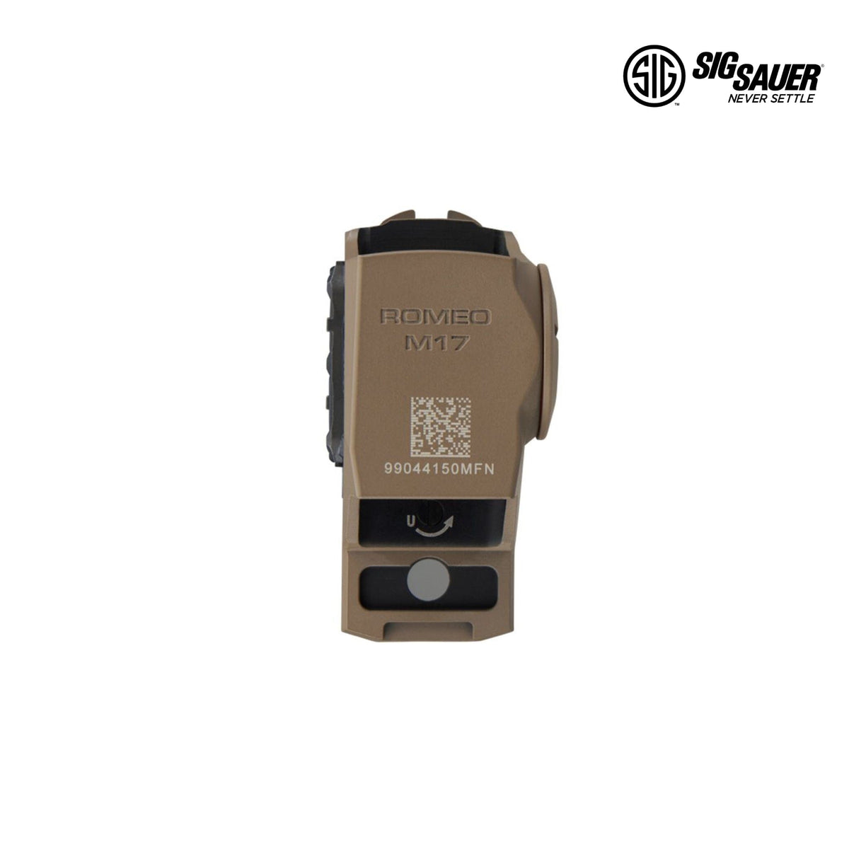 SIG Sauer ROMEO-M17 Coyote Tan enclosed sight with windage and elevation adjustment turrets