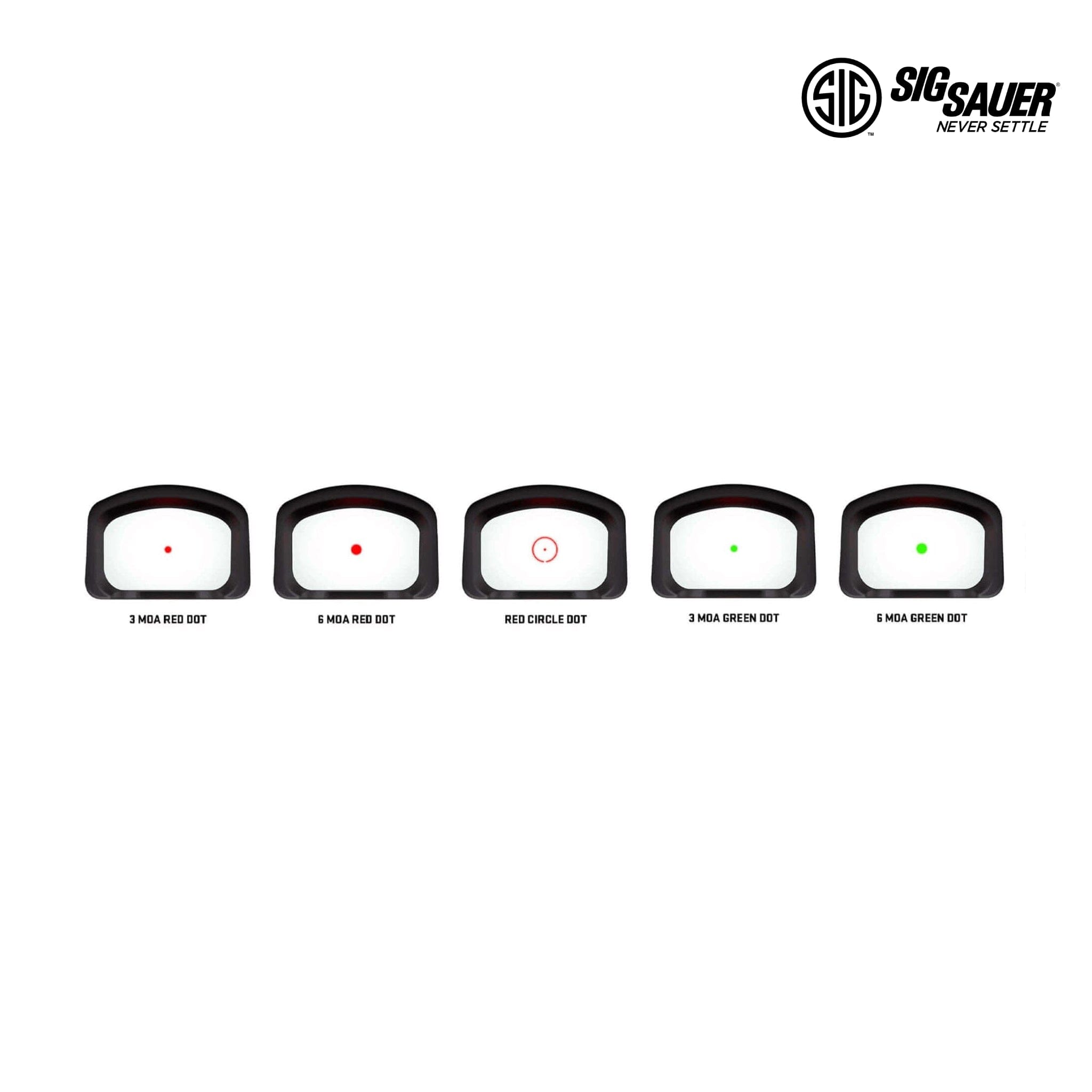 SIG SAUER ROMEO-RS Compact Green Dot Sight 6 MOA – SOR02190 Pistol Dot Sight SIG Sauer 