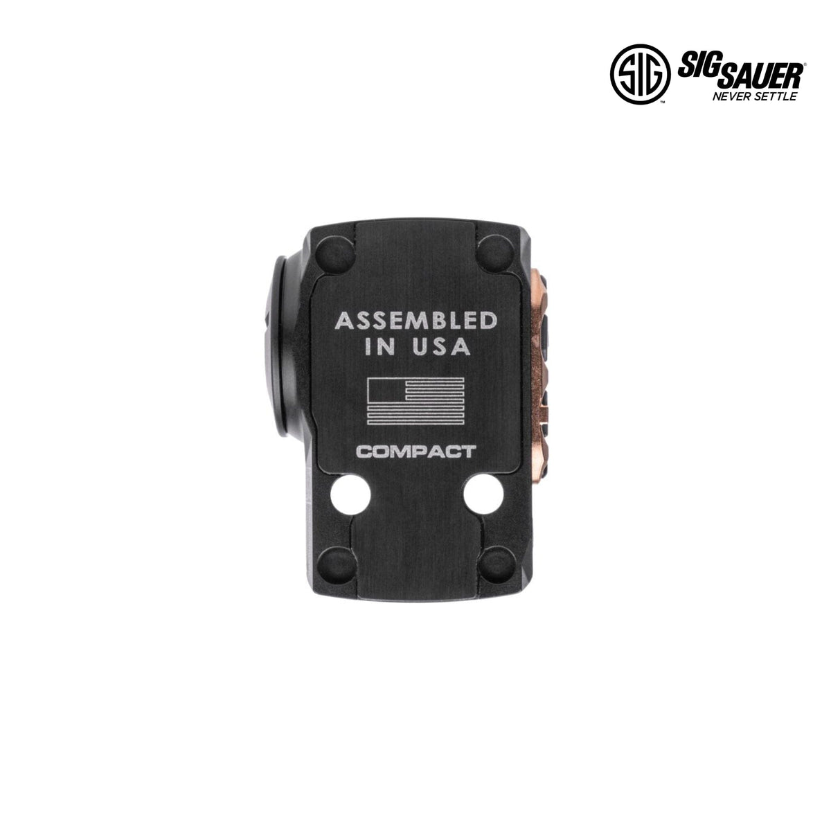 SIG Sauer ROMEO-X Compact ROSE red dot sight with windage and elevation adjustment turrets