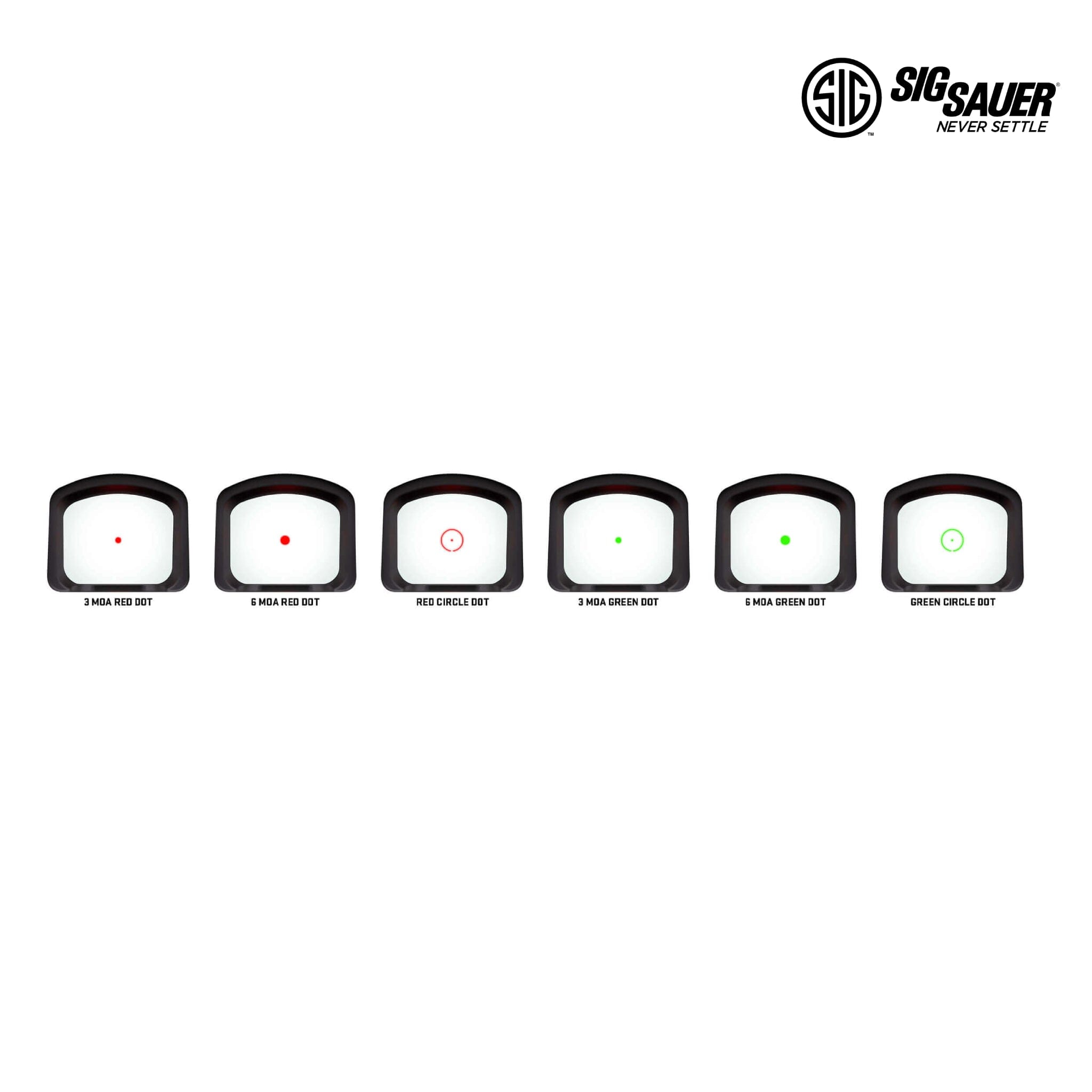 SIG Sauer ROMEO-X PRO 1x24mm Open Reflex Red Dot Sight Circle Dot / 3 MOA / 6 MOA Reticle Red & Green Black / FDE – Multiple Variants Pistol Dot Sight SIG Sauer 