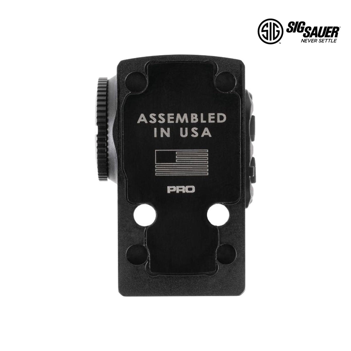 SIG Sauer ROMEO-X Pro 2 MOA green circle dot sight in black for pistol slide mounting