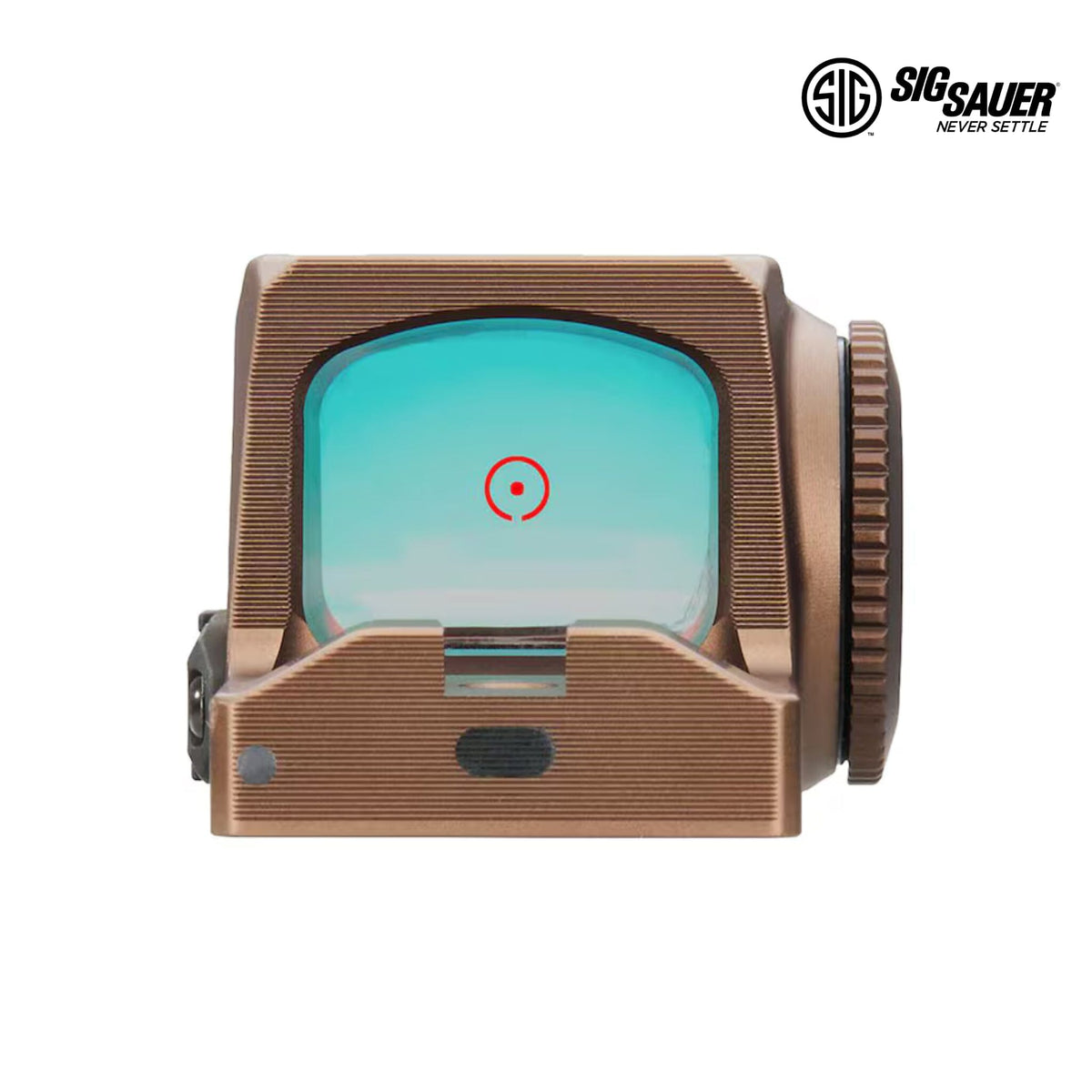 SIG Sauer ROMEO-X Pro 2 MOA red circle dot sight in Flat Dark Earth for pistol slide mounting