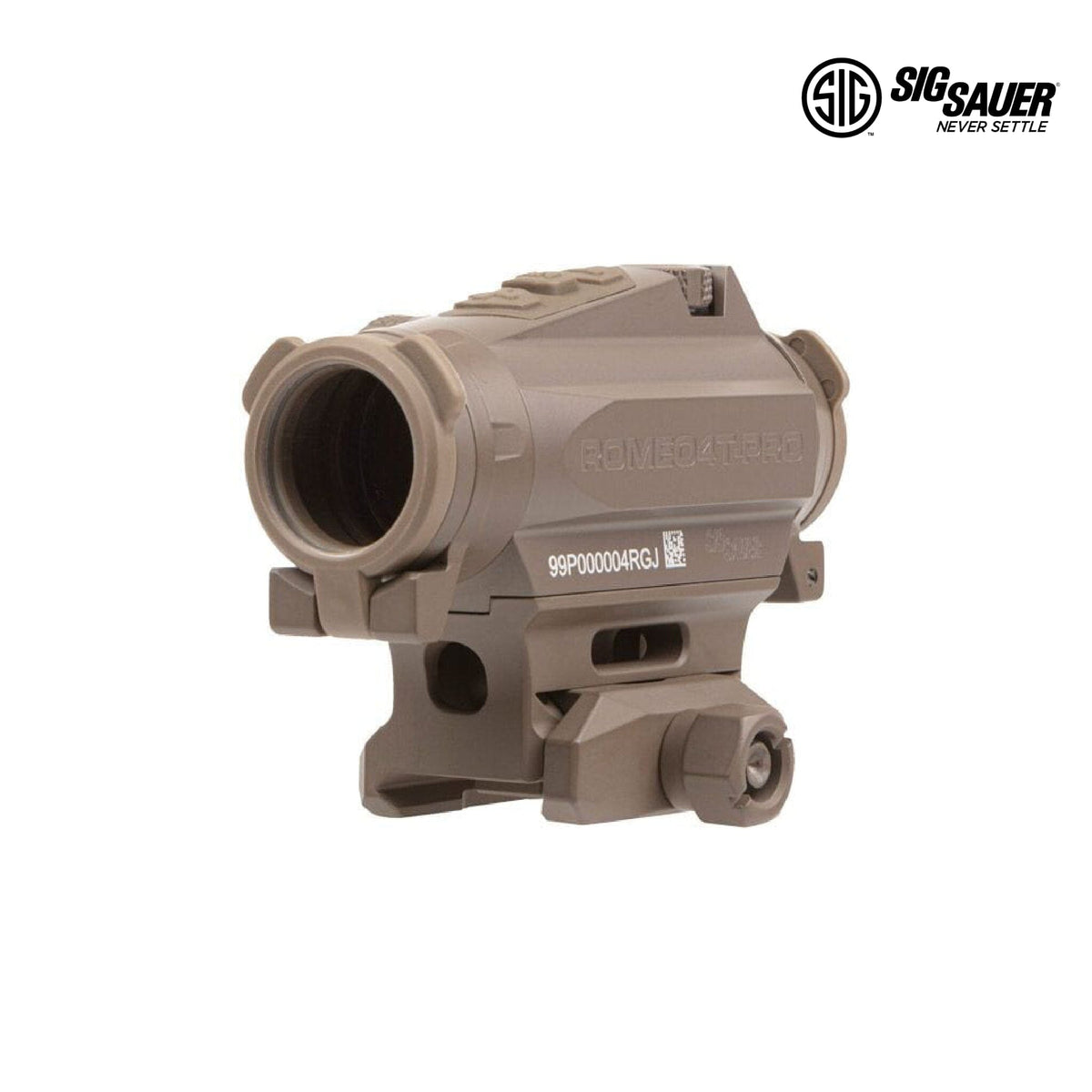 SIG Sauer ROMEO4T-PRO red dot sight with ballistic circle dot reticle