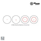 SIG Sauer ROMEO4T Red Dot Sight - 2 MOA Ballistic Circle Dot - FDE Red Dot Sight SIG Sauer 