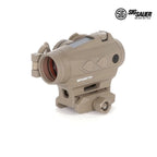 SIG Sauer ROMEO4T Red Dot Sight - 2 MOA Ballistic Circle Dot - FDE Red Dot Sight SIG Sauer 