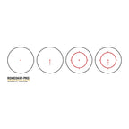 SIG Sauer ROMEO4XT-PRO Red Dot Sight - 2 MOA Ballistic Circle Dot - FDE Red Dot Sight SIG Sauer 