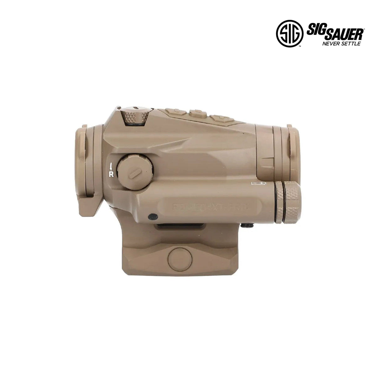 SIG Sauer ROMEO4XT-PRO Flat Dark Earth sight with four selectable quad ballistic circle dot patterns