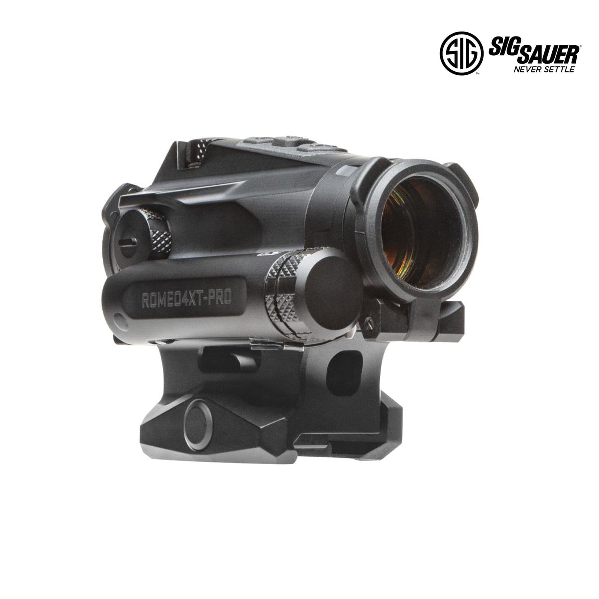 SIG Sauer ROMEO4XT-PRO quad ballistic circle dot sight in black with MOTAC motion-activated illumination