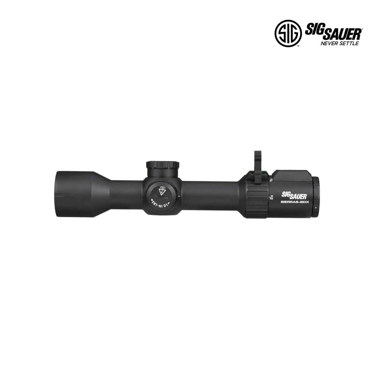 SIG Sauer SIERRA6BDX 2-12x40 rifle scope with 0.25 MOA turret adjustments