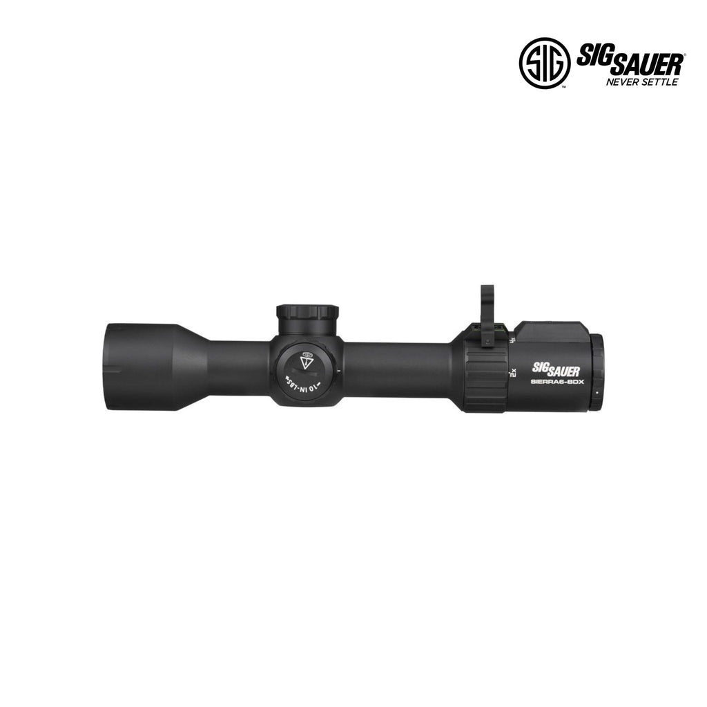 SIG Sauer SIERRA6BDX 2-12x40mm SFP Rifle Scope BDX-R2 Digital Ballistic Reticle, 0.25 MOA, Black – SOSBDX62111 Rifle Scope SIG Sauer 