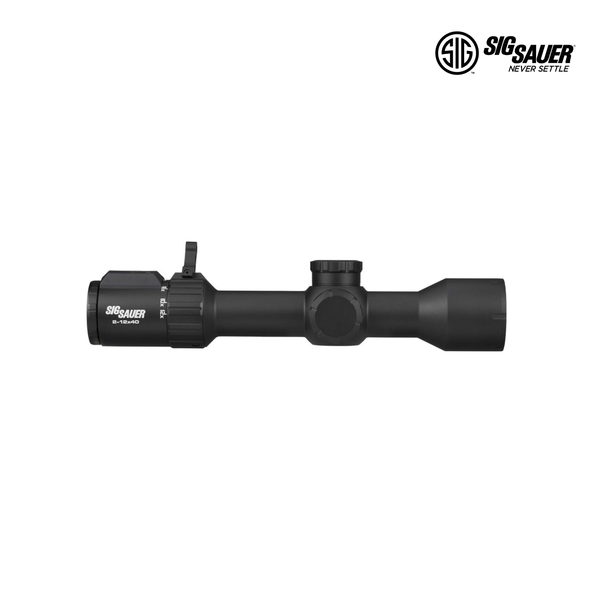 SIG Sauer SIERRA6BDX 2-12x40mm SFP Rifle Scope BDX-R2 Digital Ballistic Reticle, 0.25 MOA, Black – SOSBDX62111 Rifle Scope SIG Sauer 