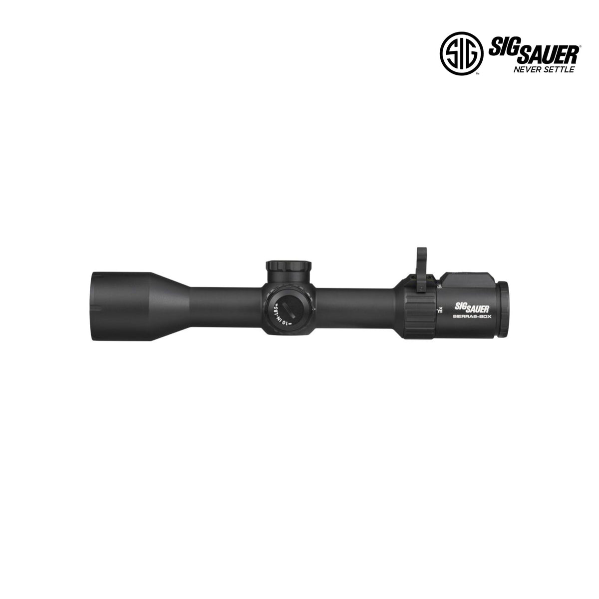 SIG Sauer SIERRA6BDX 3-18x44 rifle scope with 0.25 MOA turret adjustments