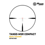 SIG Sauer Tango-MSR 1-10x24mm FFP Rifle Scope - BDC10 Reticle LPVO Rifle Scope SIG Sauer 