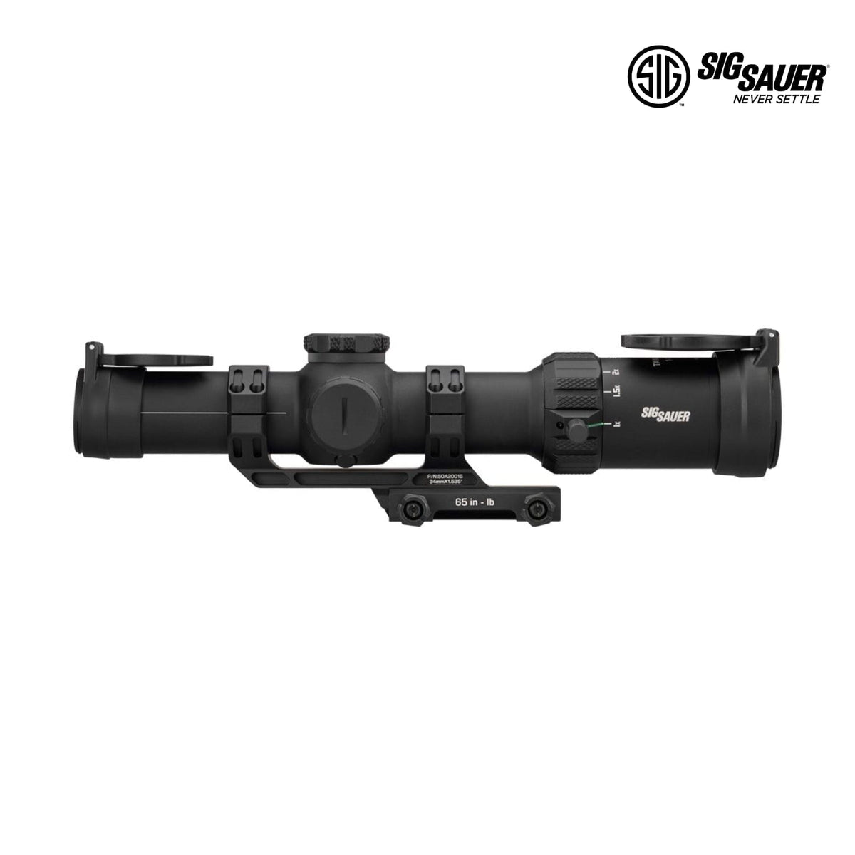 SIG Sauer TANGO-MSR 1-10x28 matte black LPVO with 1x to 10x magnification range