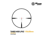 SIG Sauer TANGO-MSR 1-10×28mm Rifle Scope – Illuminated MSR BDC10 Reticle, Black – SOTM11000 LPVO Rifle Scope SIG Sauer 