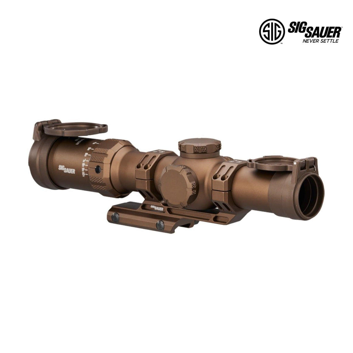 SIG Sauer TANGO-MSR 1-10x28 MSR BDC10 scope in Coyote Tan with 28mm objective lens