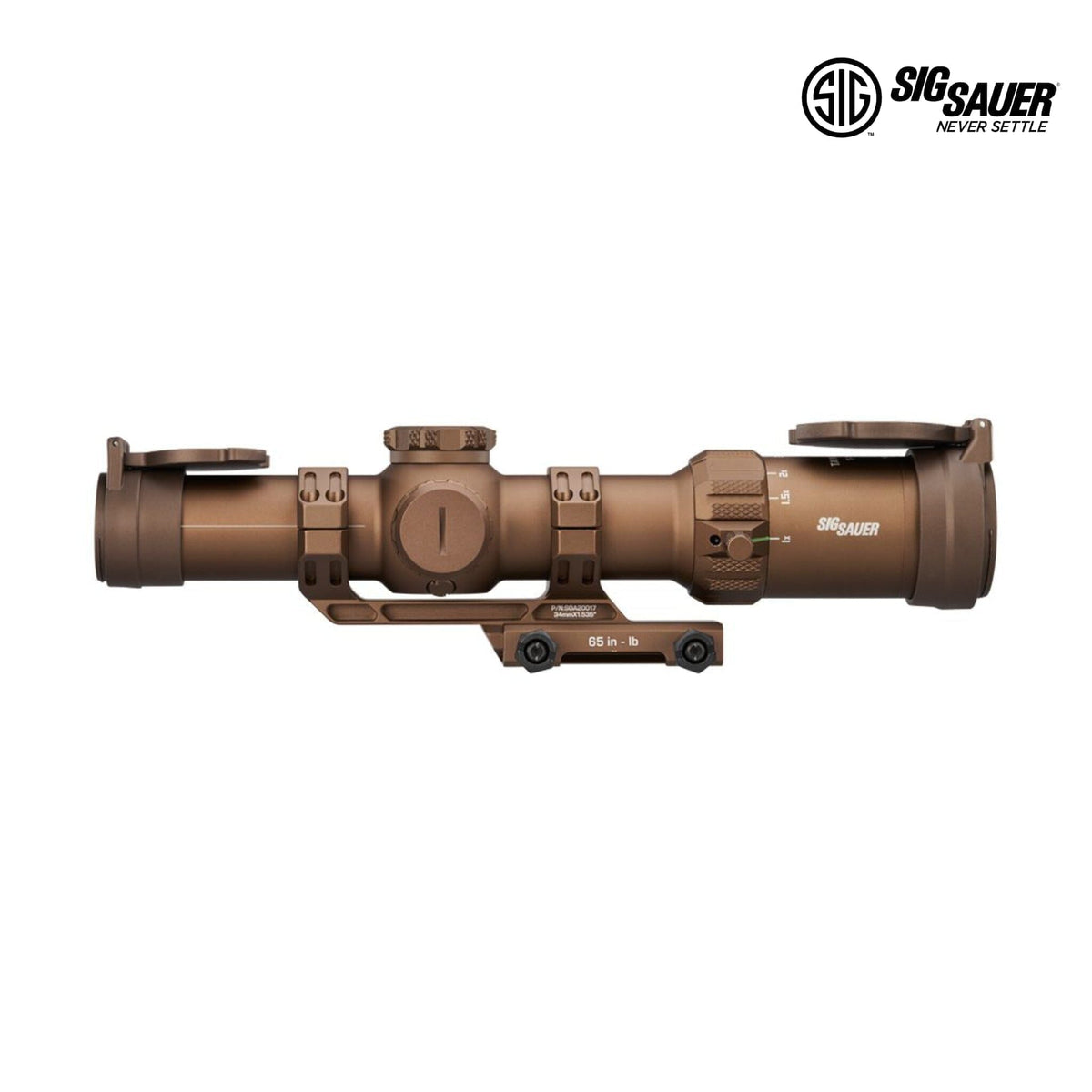 SIG Sauer TANGO-MSR 1-10x28 Coyote Tan LPVO with 1x to 10x magnification range