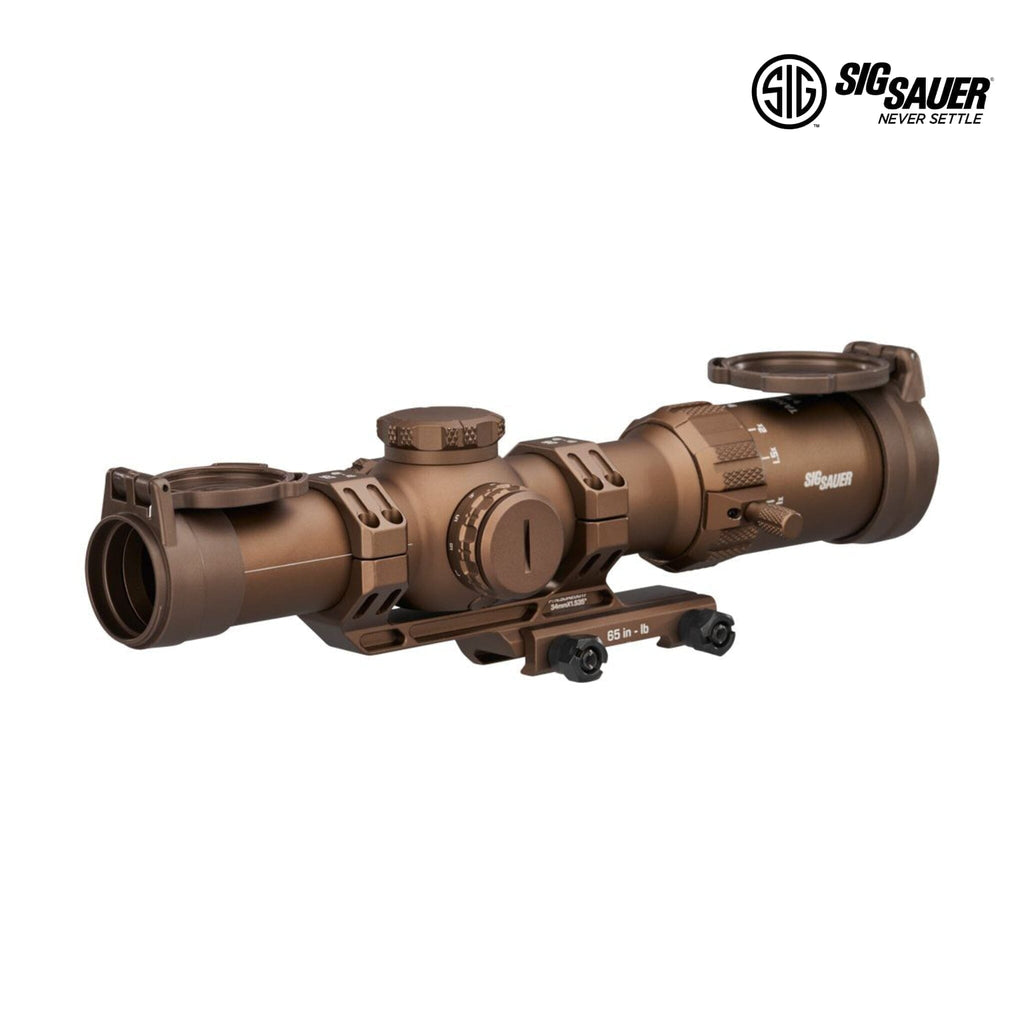 SIG Sauer TANGO-MSR 1-10×28mm LPVO Rifle Scope – Illuminated MSR BDC10 Reticle, Coyote Tan – SOTM11200 LPVO Rifle Scope SIG Sauer 