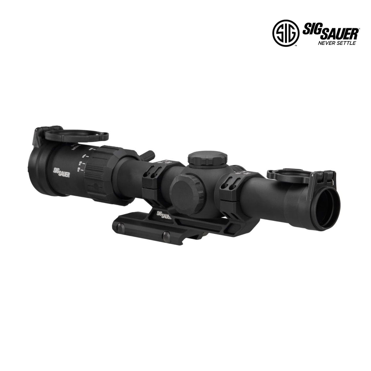 SIG Sauer TANGO-MSR 1-6x24 FFP scope with illuminated BDC6 reticle and 24mm objective lens