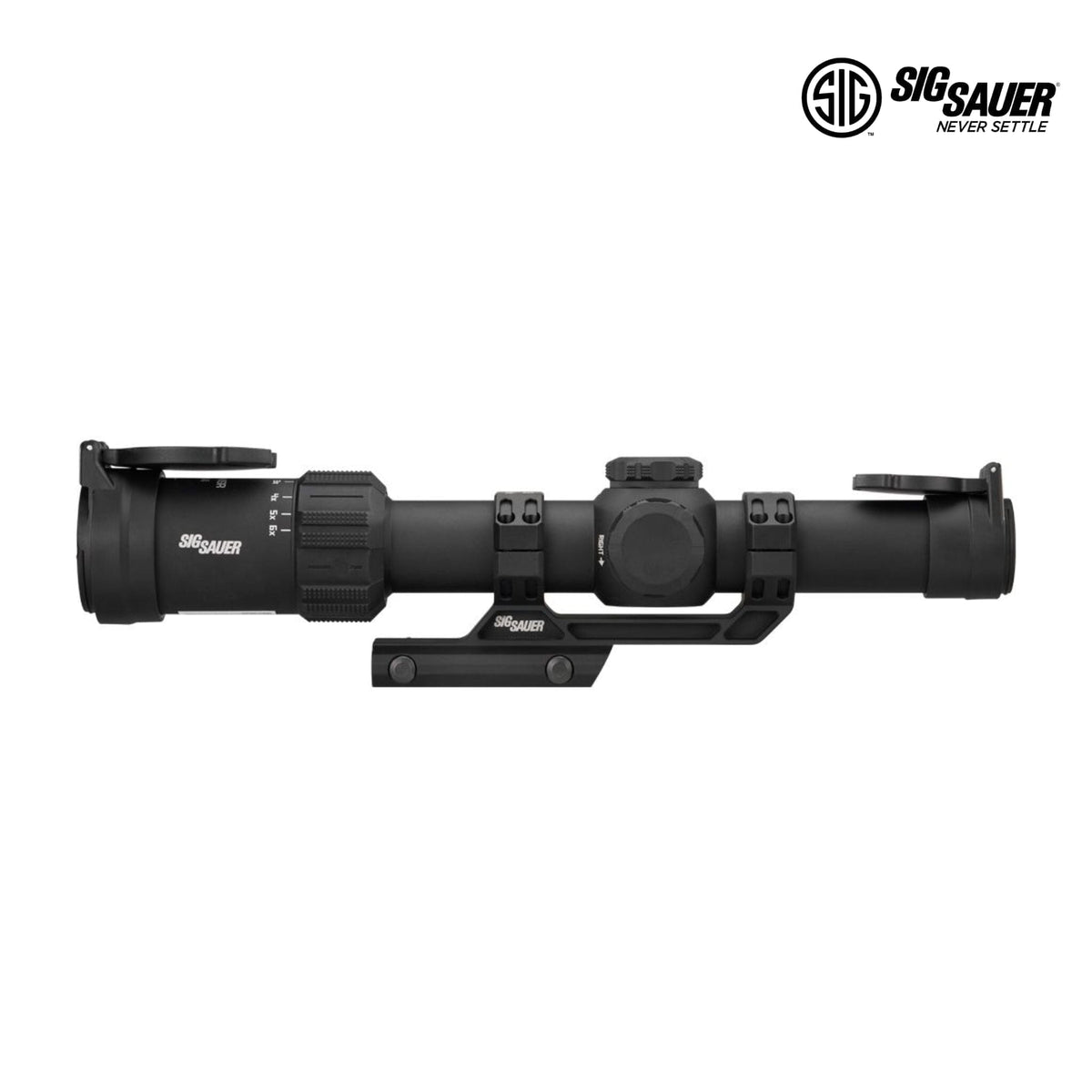 SIG Sauer TANGO-MSR 1-6x24 FFP BDC6 LPVO with illumination brightness dial