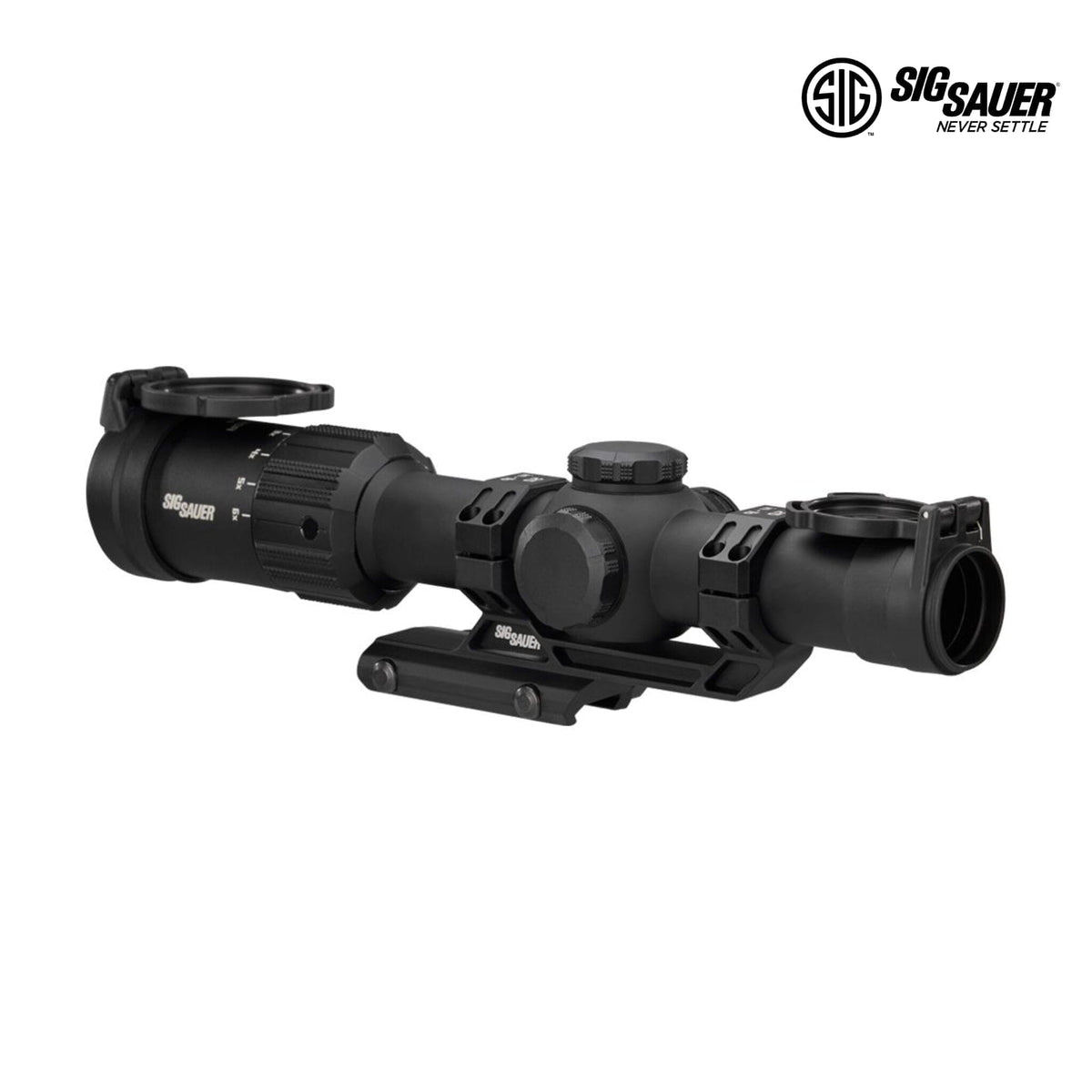 SIG Sauer TANGO-MSR 1-6x24 MSR BDC6 scope in matte black with 24mm objective lens