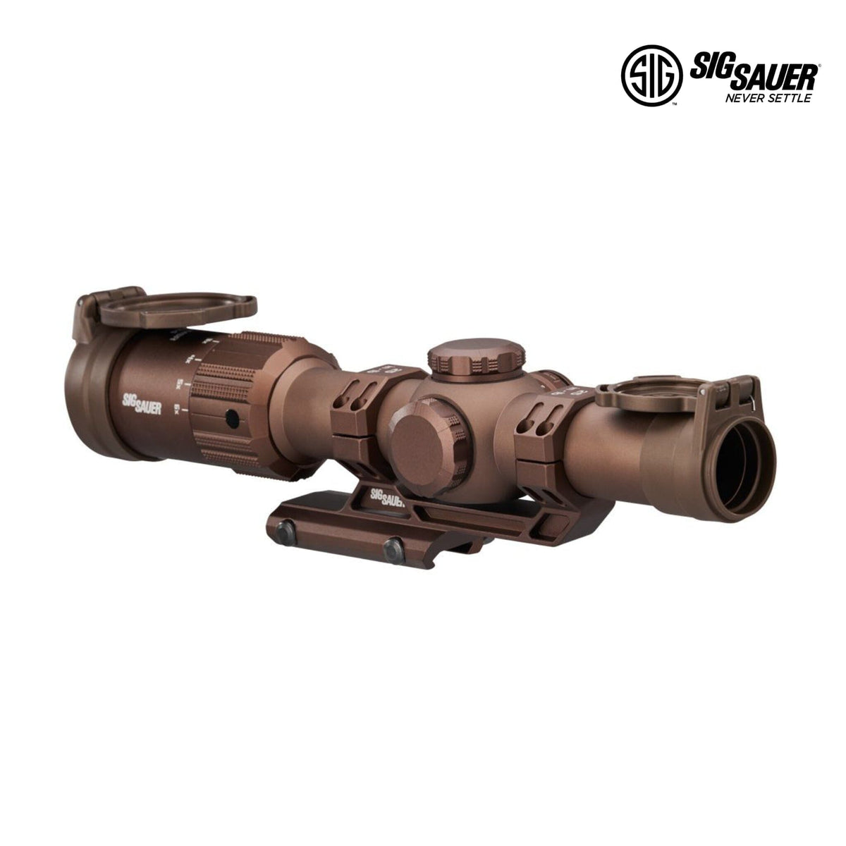 SIG Sauer TANGO-MSR 1-6x24 MSR BDC6 scope in Coyote Tan with 24mm objective lens