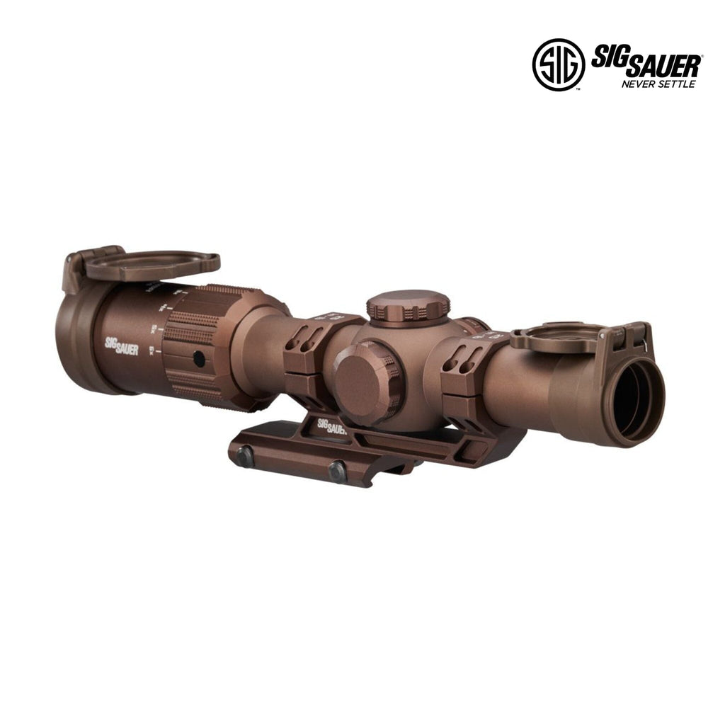 Sig Sauer TANGO-MSR 1-6×24mm LPVO Rifle Scope – Illuminated MSR BDC6 Reticle, Coyote – SOTM61200 LPVO Rifle Scope SIG Sauer 