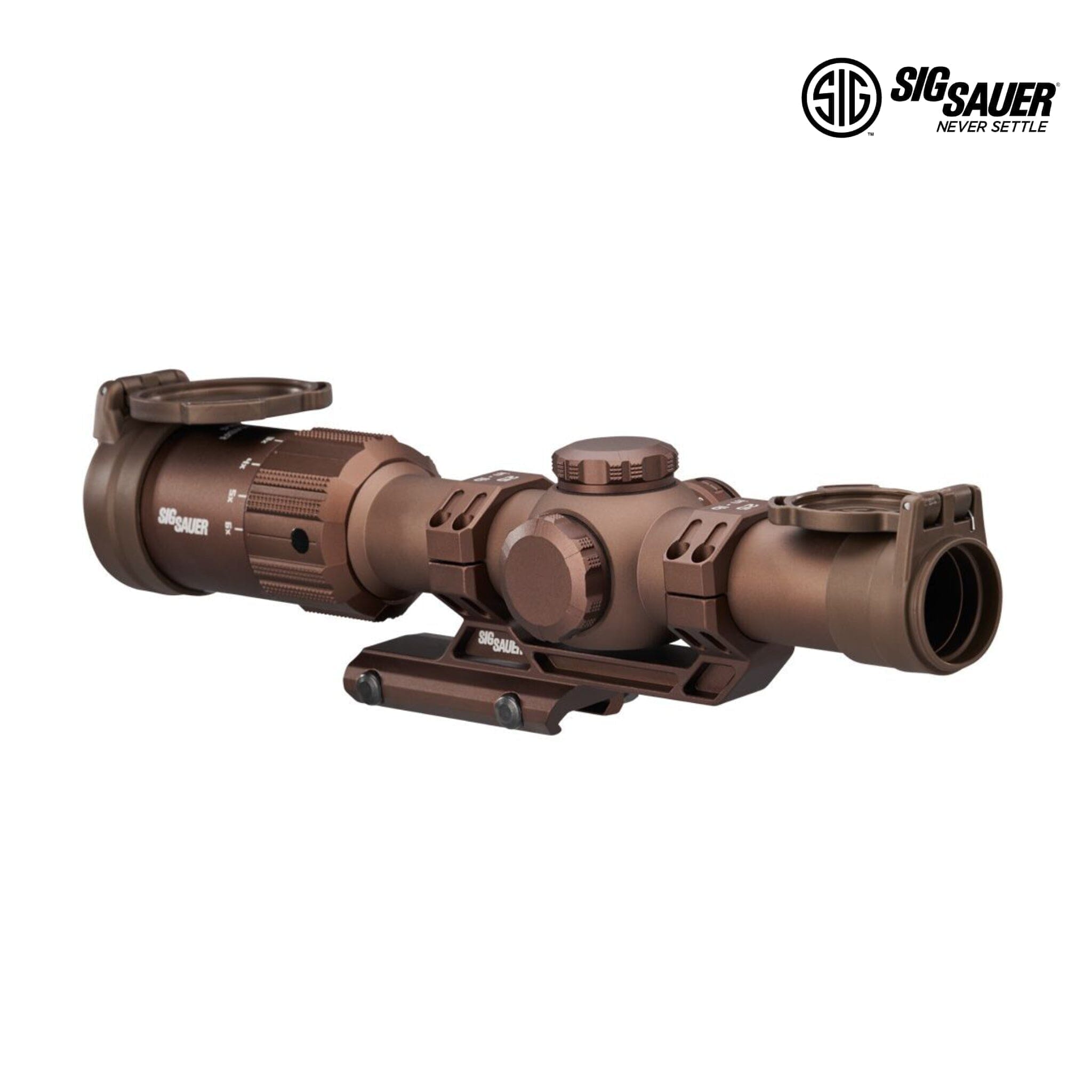 Sig Sauer TANGO-MSR 1-6×24mm LPVO Rifle Scope – Illuminated MSR BDC6 Reticle, Coyote – SOTM61200 LPVO Rifle Scope SIG Sauer 