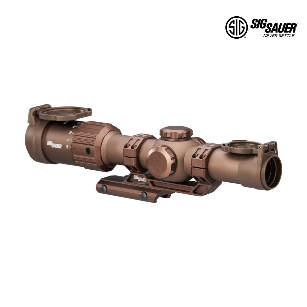 SIG Sauer TANGO-MSR 1-8x24 MSR BDC8 scope in Coyote Tan with 24mm objective lens