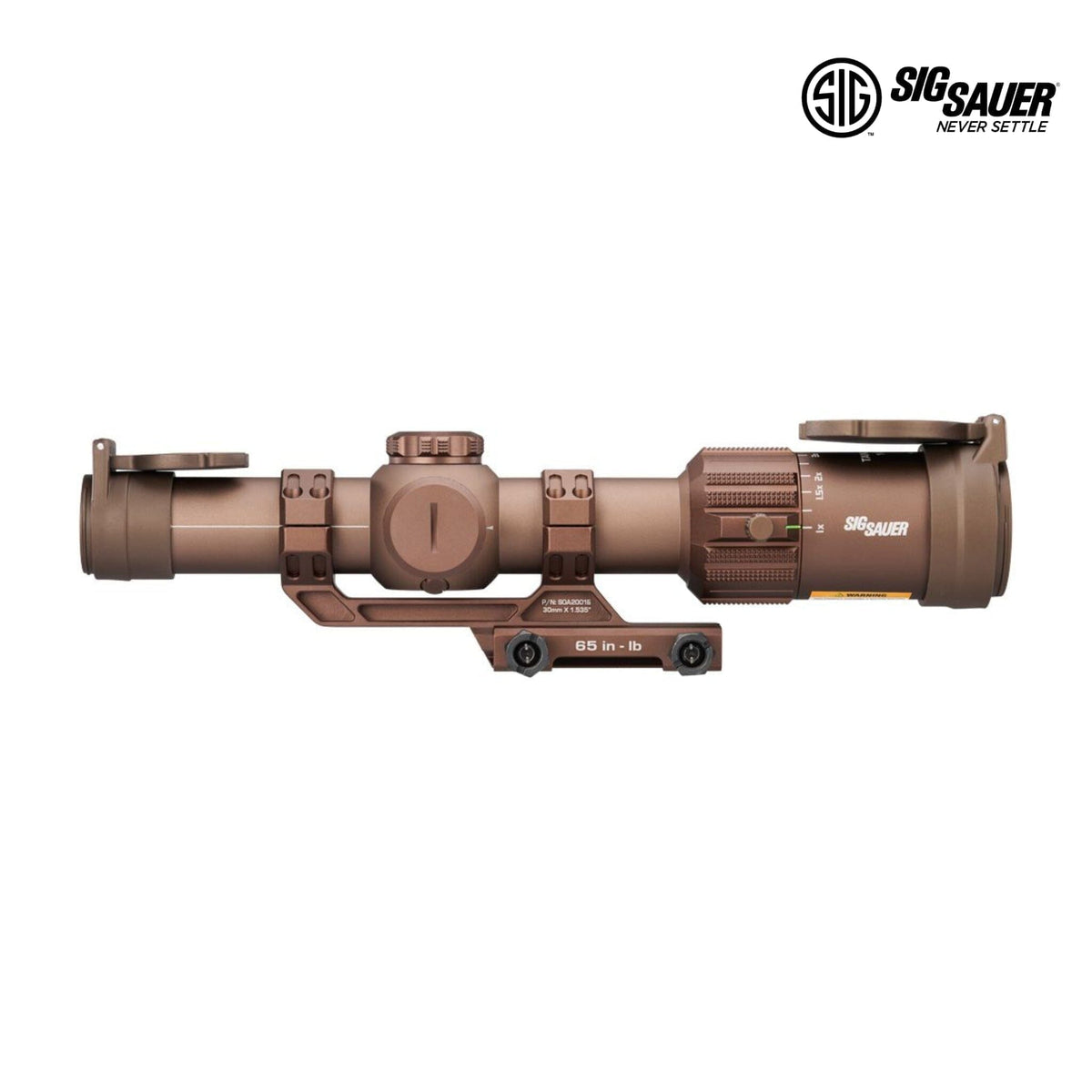 SIG Sauer TANGO-MSR 1-8x24 Coyote Tan LPVO with 1x to 8x magnification range