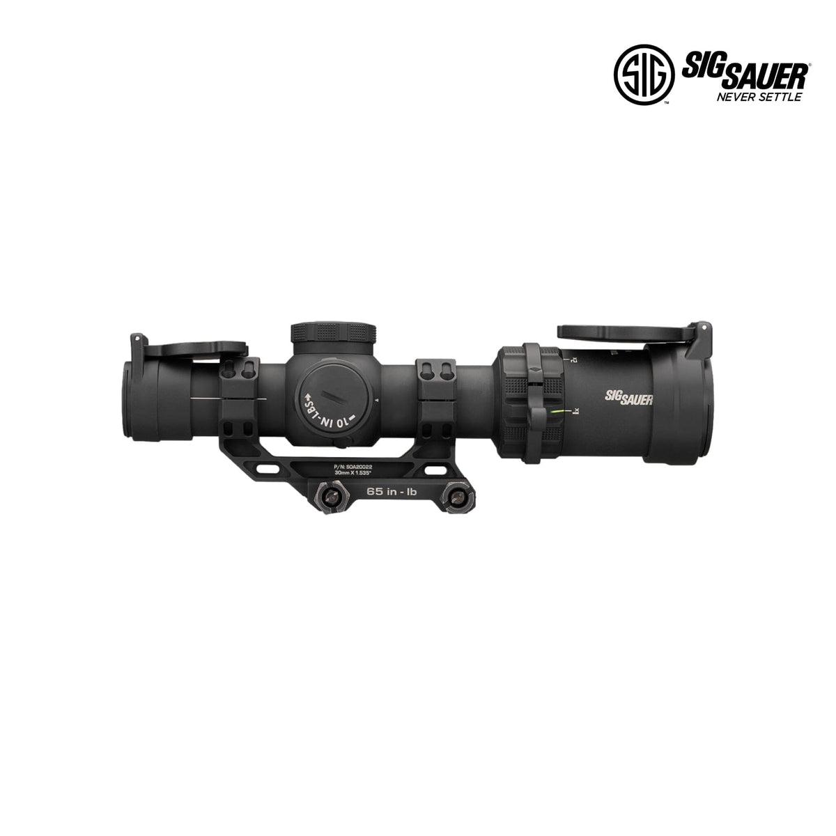 SIG Sauer TANGO-MSR Compact 1-10x24 FFP BDC10 LPVO with illumination brightness dial