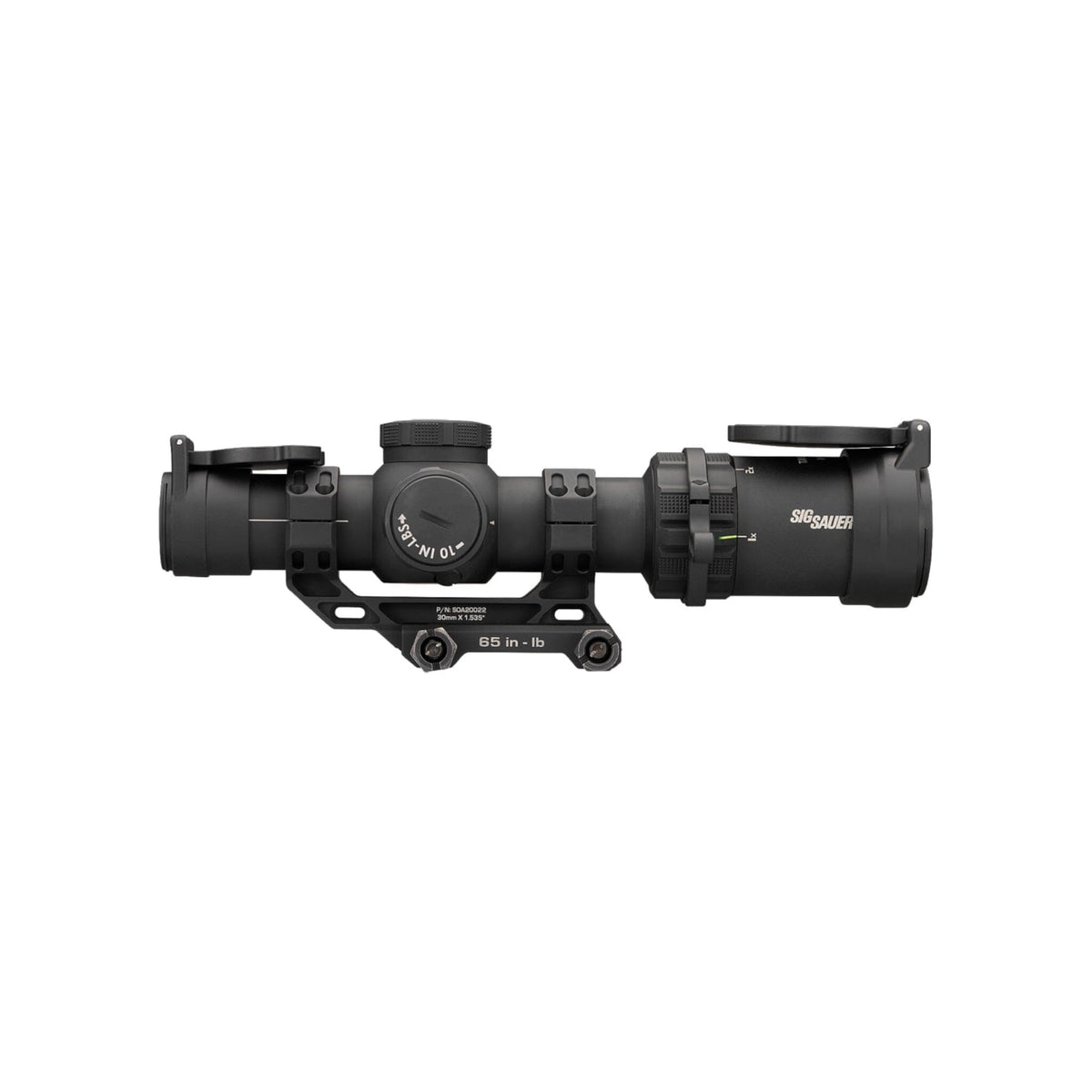 SIG Sauer TANGO-MSR Compact 1-10x24 SFP BDC10 LPVO with illumination brightness dial