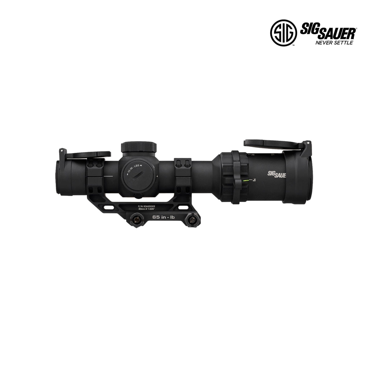 SIG Sauer TANGO-MSR Compact 1-6x24 BDC6 LPVO with illumination brightness dial