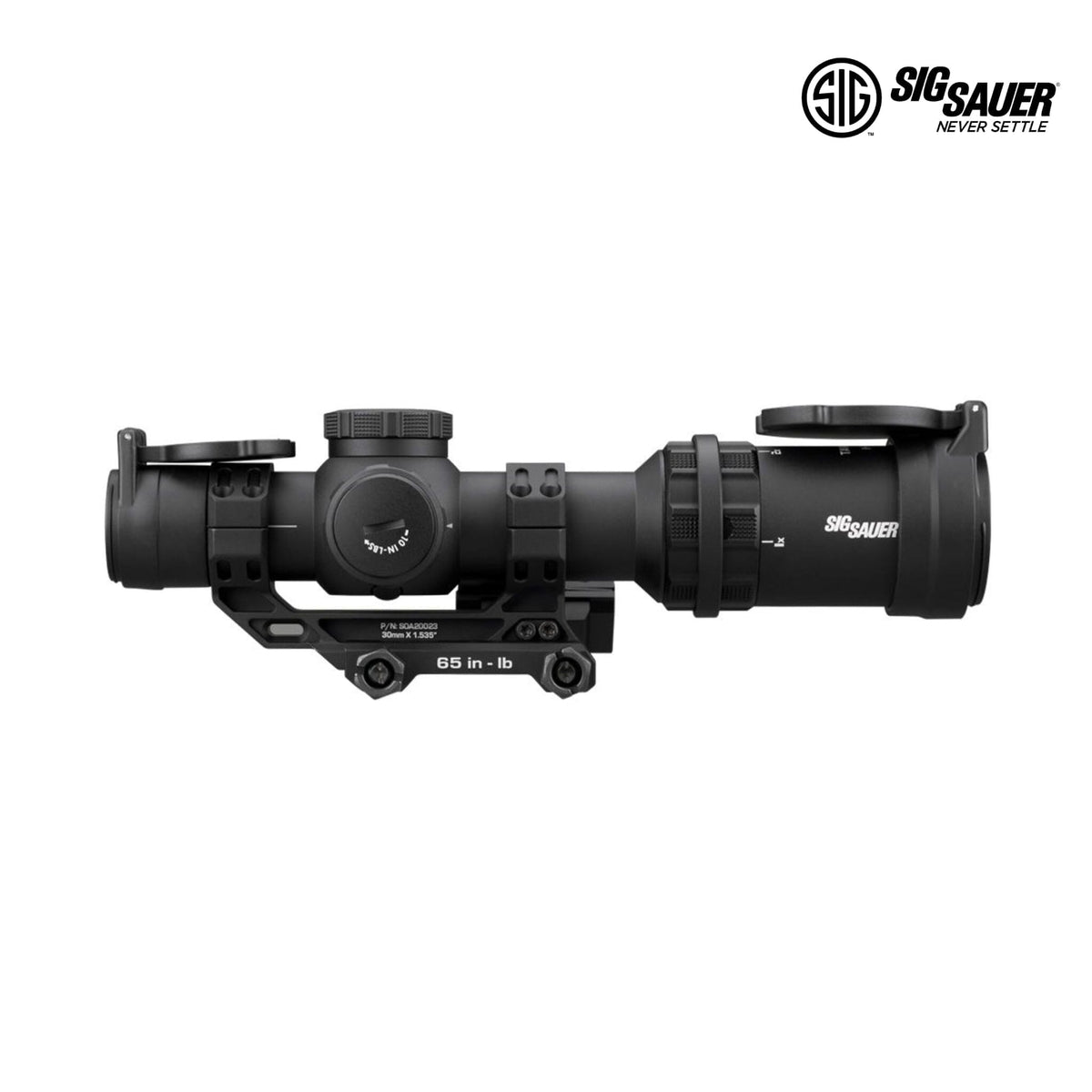 SIG Sauer TANGO-MSR Compact 1-6x24 scope with illuminated BDC6 reticle and ROMEO1 offset dot