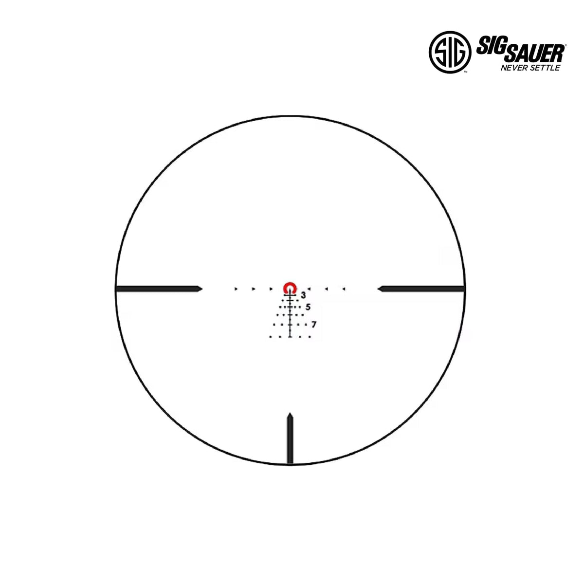 SIG Sauer TANGO6T 1-6x24 FFP scope with illuminated DWLR-556 reticle for 5.56 rifles