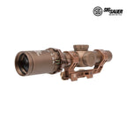 Sig Sauer TANGO6T 1-6x24mm FL-6 Illum .2 MRAD FDE SFP Riflescope w/Capped Turret, ALPHA4 1.535" Mount & SVPS Kit SOT61SVPS LPVO Rifle Scope SIG Sauer