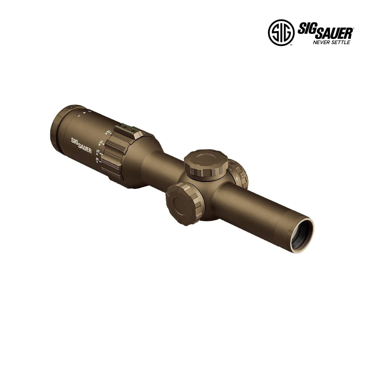 SIG Sauer TANGO6T 1-6x24 SFP FL-6 Hellfire rifle scope with 24mm objective lens