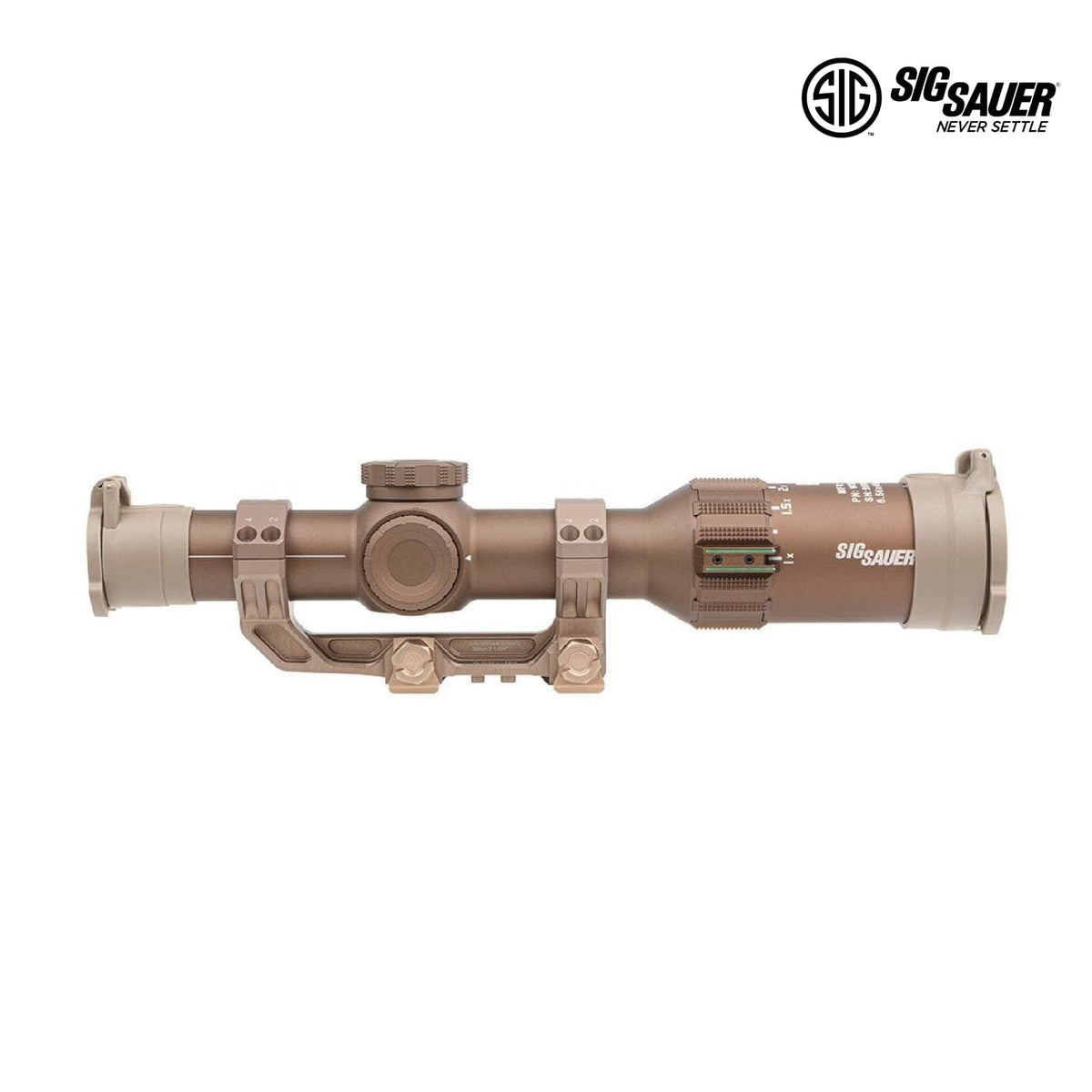 SIG Sauer TANGO6T DVO 1-6x24 rifle scope in Flat Dark Earth