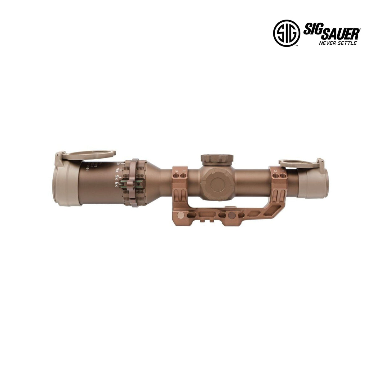 SIG Sauer TANGO6T S-VPS 1-6x24 rifle scope with 0.2 MRAD turret adjustments