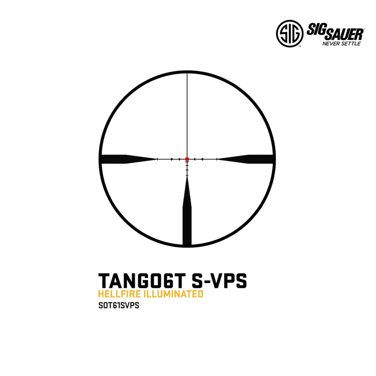SIG Sauer TANGO6T S-VPS 1-6x24 rifle scope kit with 24mm objective lens