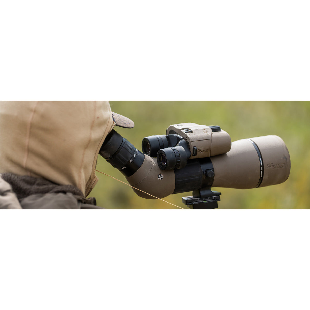 SIG Sauer ZULU6 HDX 10x30 binocular with OIS™ Optical Image Stabilization, 544 g and 20 hours from one CR2 cell