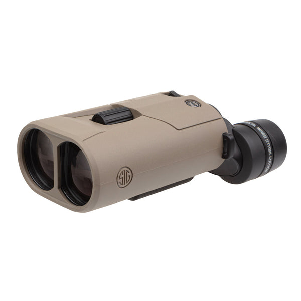 SIG Sauer ZULU6 HDX OIS binoculars, 20x magnification with 42 mm objective lenses, FDE (MPN SOZ6WP20)