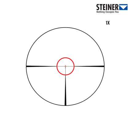 Steiner T6Xi 1-6x24mm Rifle Scope FFP KC-1 Reticle - 5103 Rifle Scope Steiner Optics 
