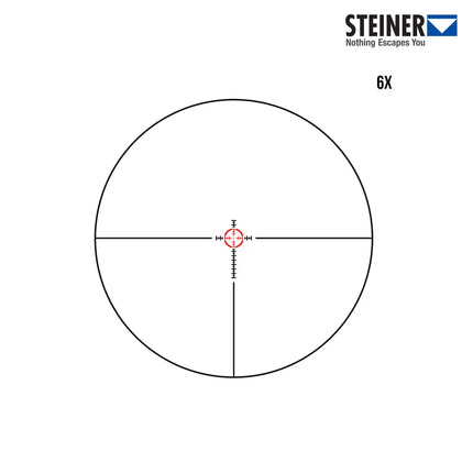 Steiner T6Xi 1-6x24mm Rifle Scope FFP KC-1 Reticle - 5103 Rifle Scope Steiner Optics 