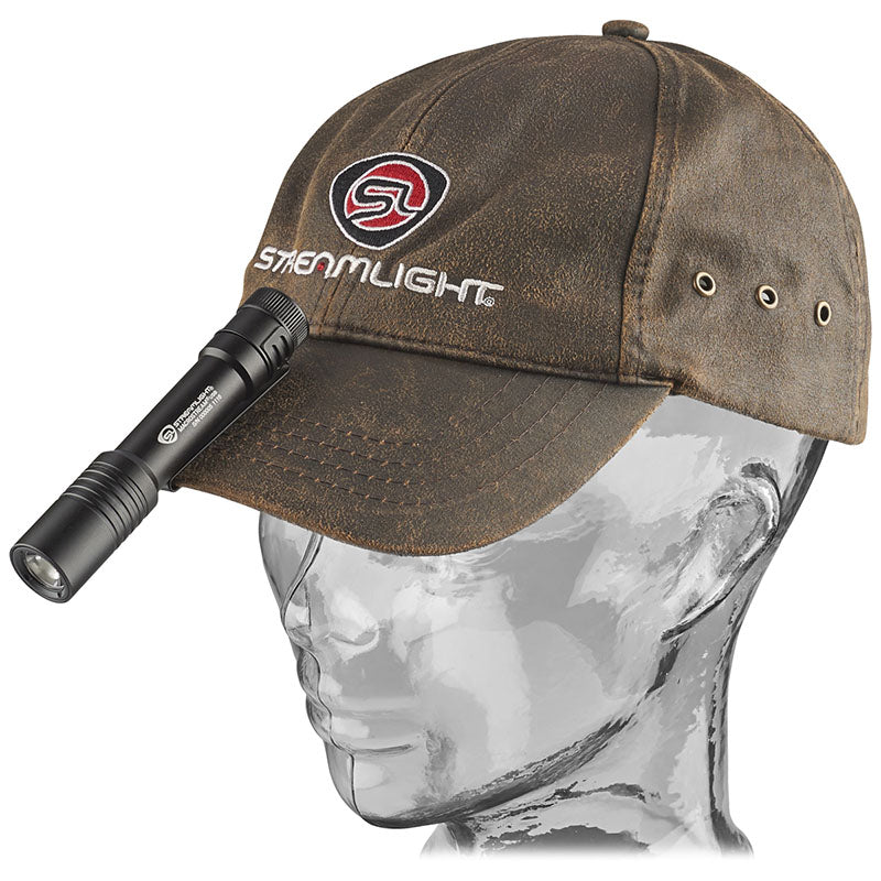Streamlight MacroStream USB torch with its removable pocket clip and tail switch