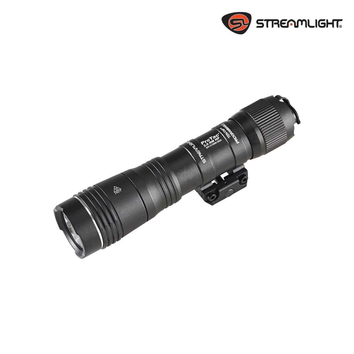 Streamlight ProTac 2.0 Rail Mount HP weapon light with 2.5 hours of runtime at full output