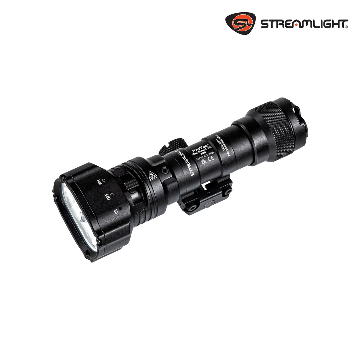 Streamlight ProTac Rail Mount VIR Pro weapon light throwing 40,000 candela to 400 metres